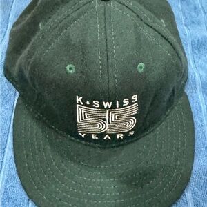 K-Swiss 55 Years; Ebbetsfield collab (wool) leather strap; NWOT rare!